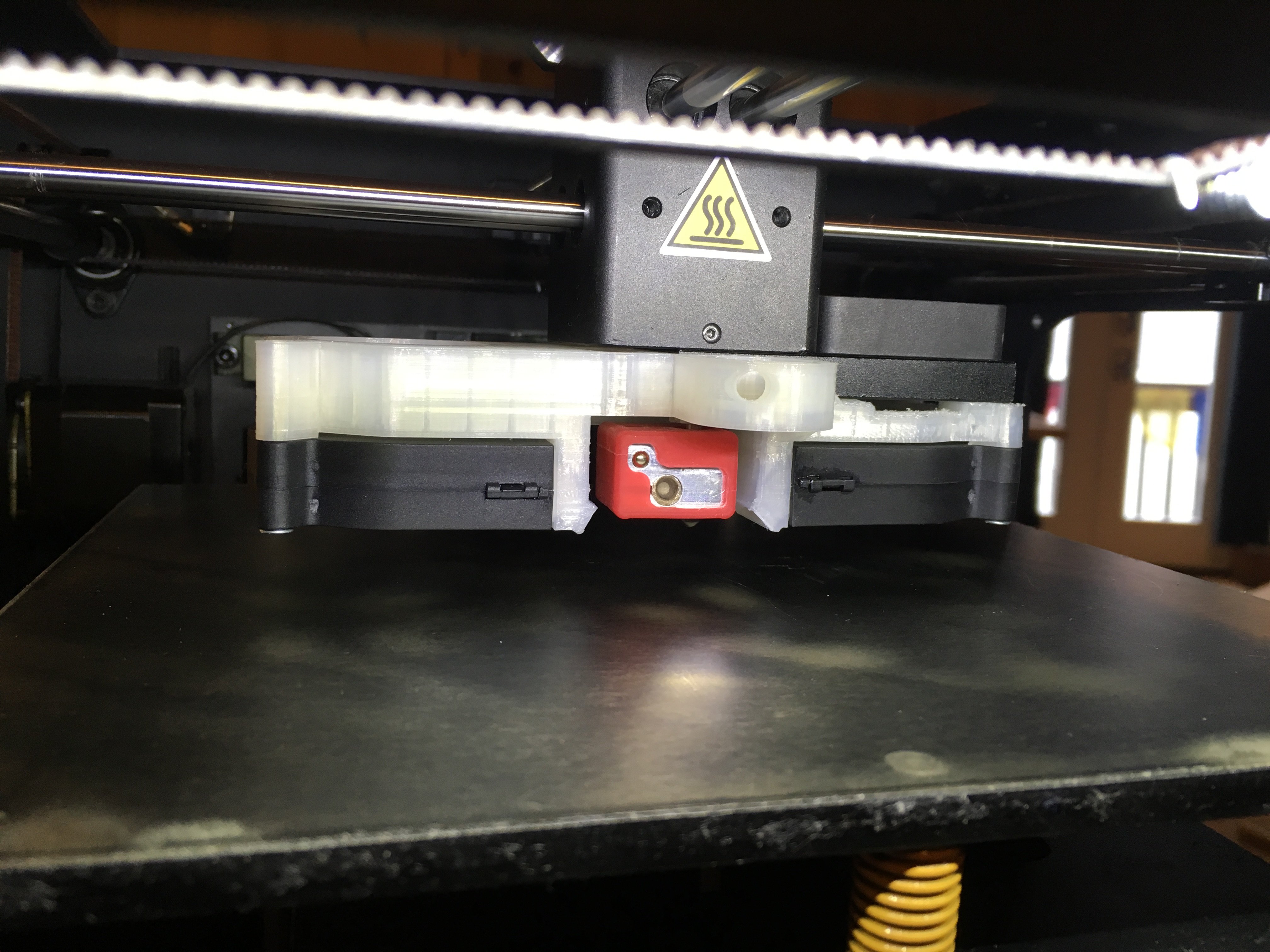 Dual Fan Mount for Monoprice Ultimate / Wanhao D6