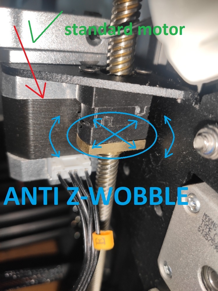 Z axis anti wobble nut,  Ender 3, Ender 3 Pro