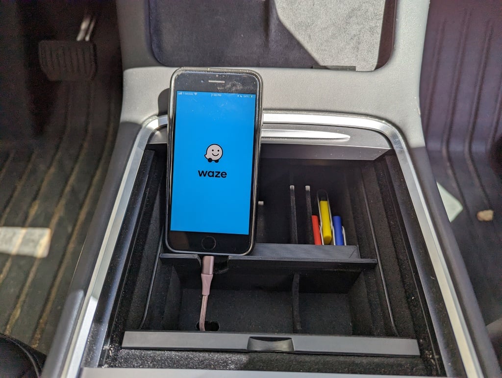 Cell Phone Holder for Tesla Model 3/Y Tray Organizer