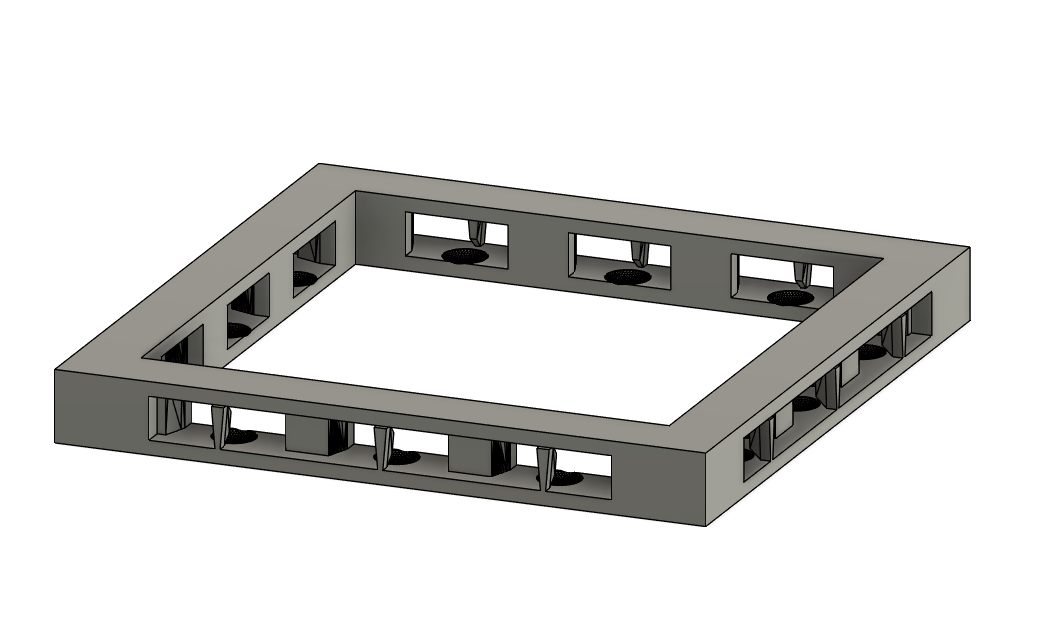 Last Lock For True Tiles 1.25" squares (Magnet and Clip Dungeon tile base)(open lock compatible)