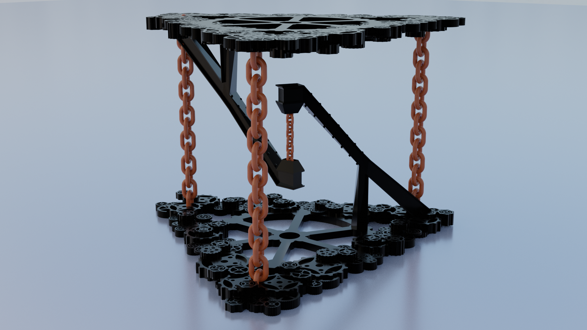 Steampunk Impossible Table [Gnamp]