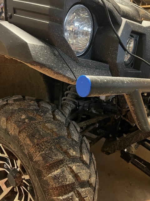 Kawasaki mule brush guard plug