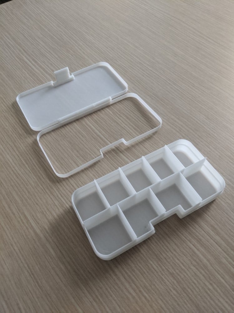 M3 Screw Container (Print in Place Hinges)
