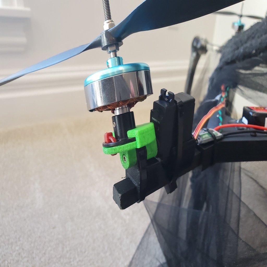 Tricopter Parts with Tilt Mechanism