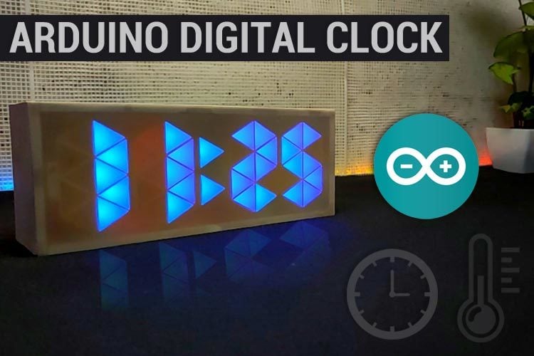 Fancy Digital Clock using Neo Pixel and Arduino 