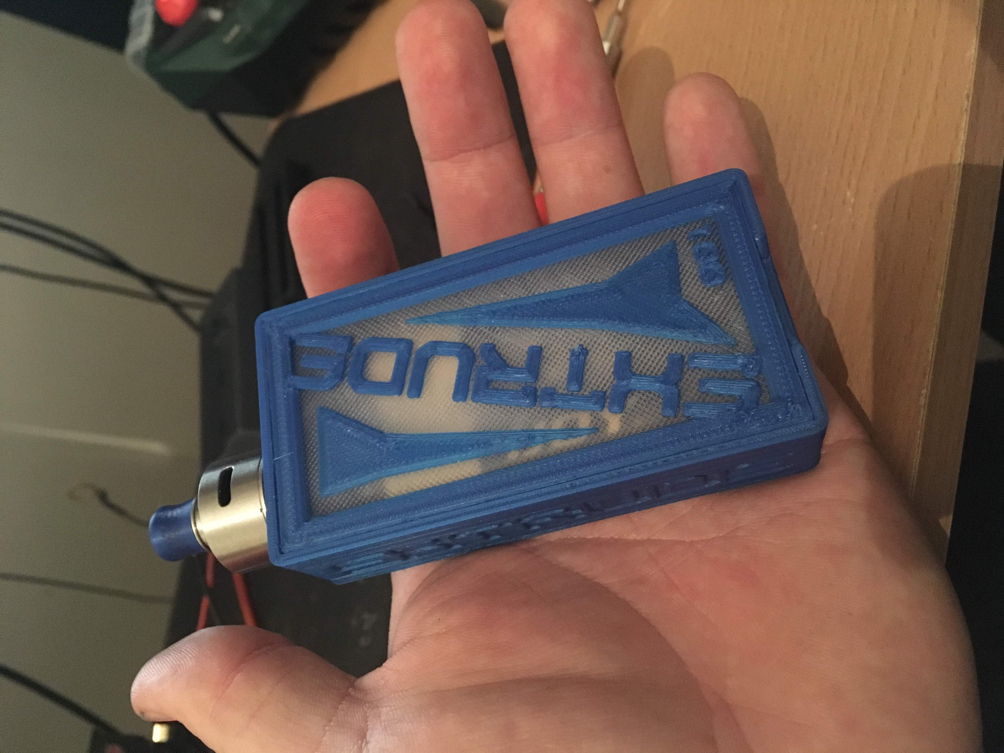 "Extrude" Box mod dual 18650 DIY vape
