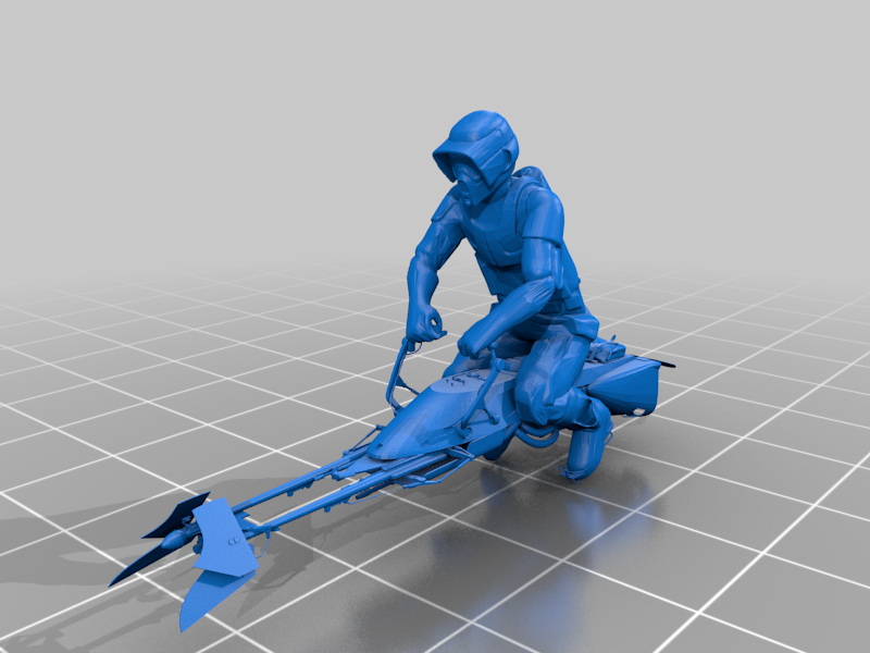Scout Trooper on Speeder