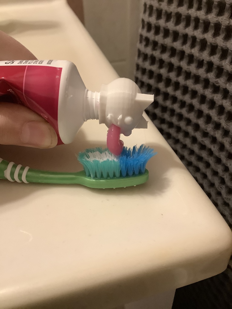 Cat Toothpaste Vomit for Crest and ACT (Built in supports)