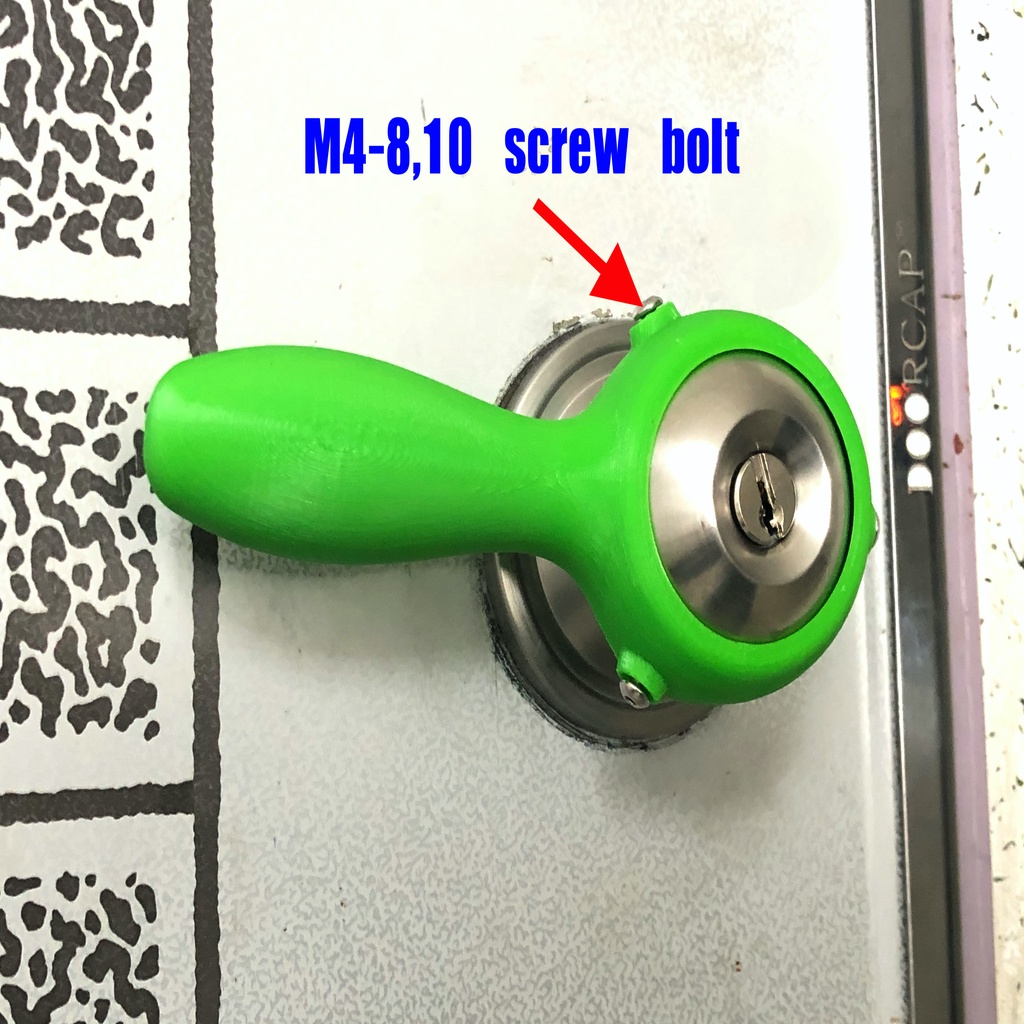Easy Grip Door handle adapter for circular type