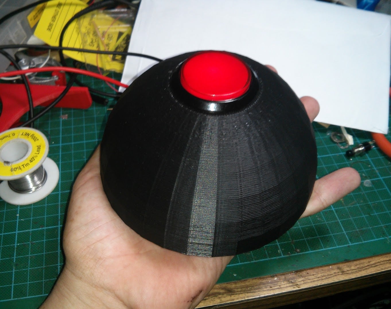 Big Red Button Sphere of Unkown