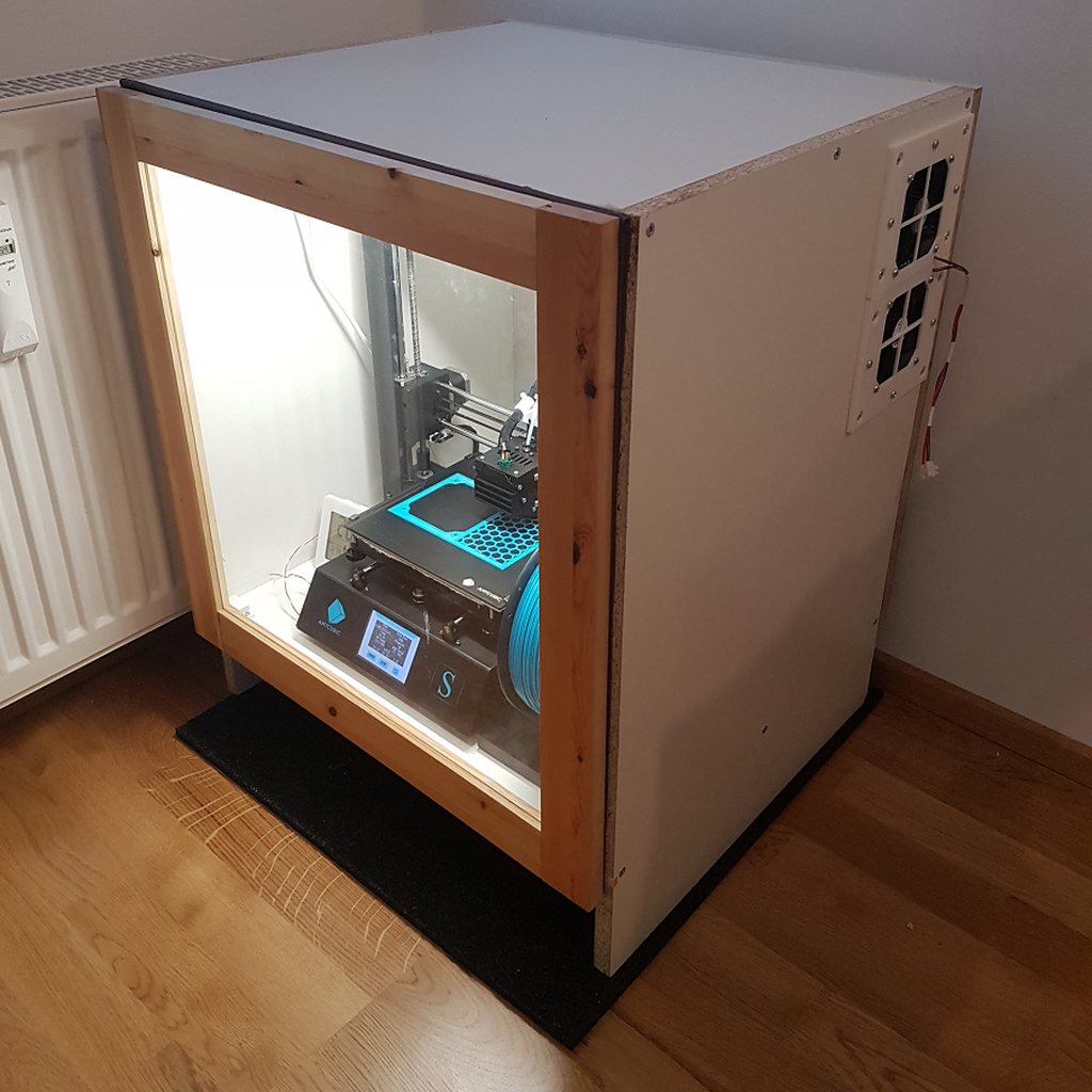Enclosure HEPA + Aktive carbon Airfilter for Anycubic i3 Mega
