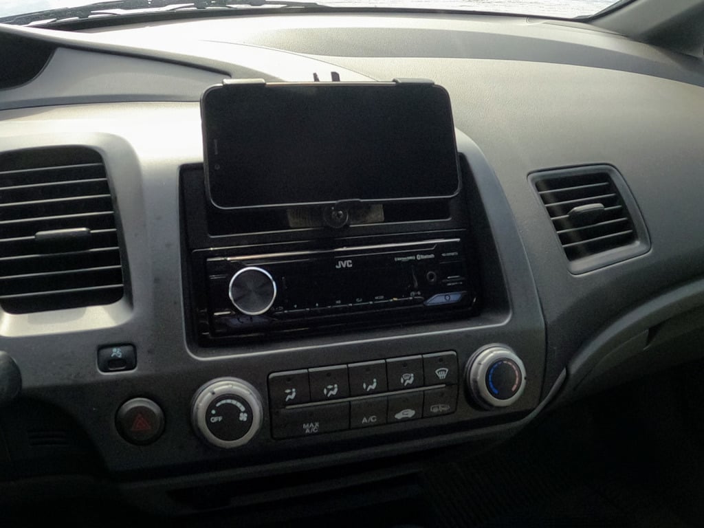 Phone Mount for 1-DIN slot in Car