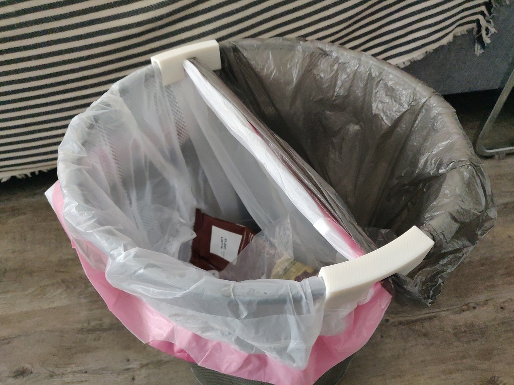 IKEA Papierkorb Mülleimer Mülltrenner Garbage Bin Clip Separator