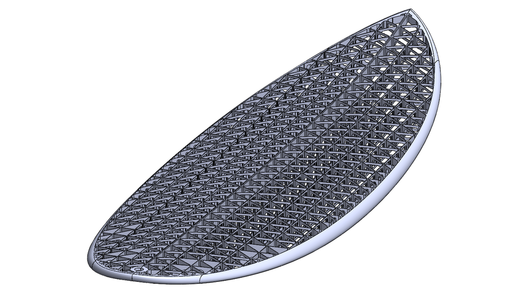 " Do it Your Surf ! "  : a 3d printable shortboard surfboard (surf)