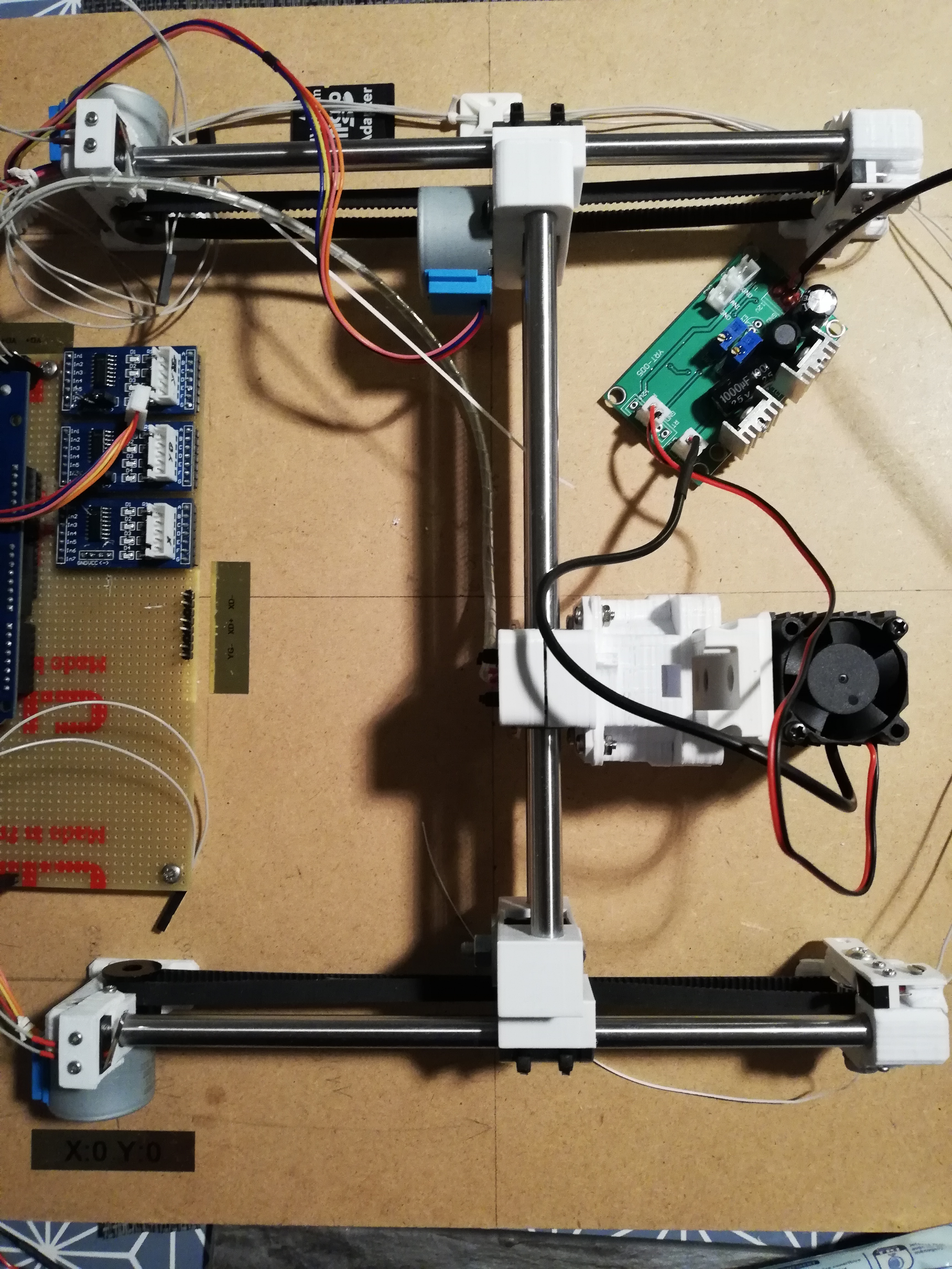 3 axis chassis for laser cutter 