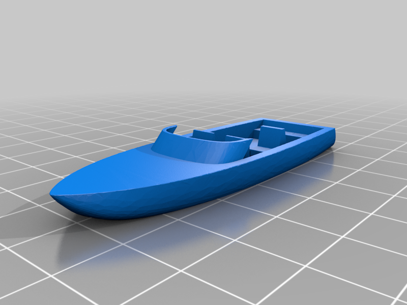 Simple Speed Boat Model