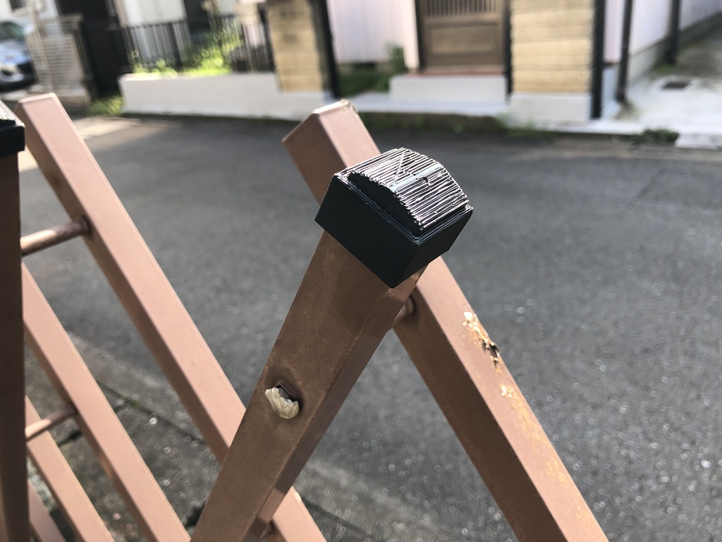 Replacement caps for Japanese folding gate 