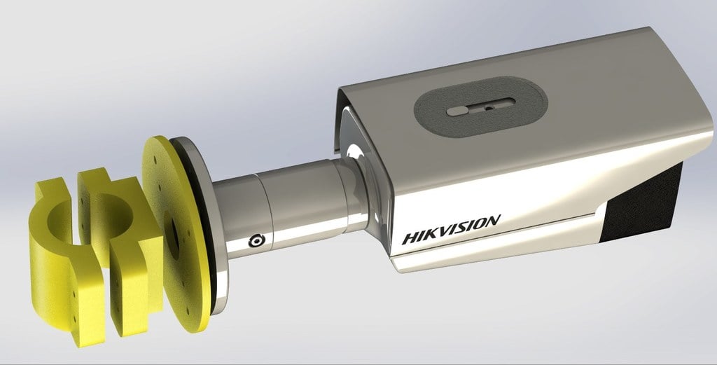 hikvision camera tube mount