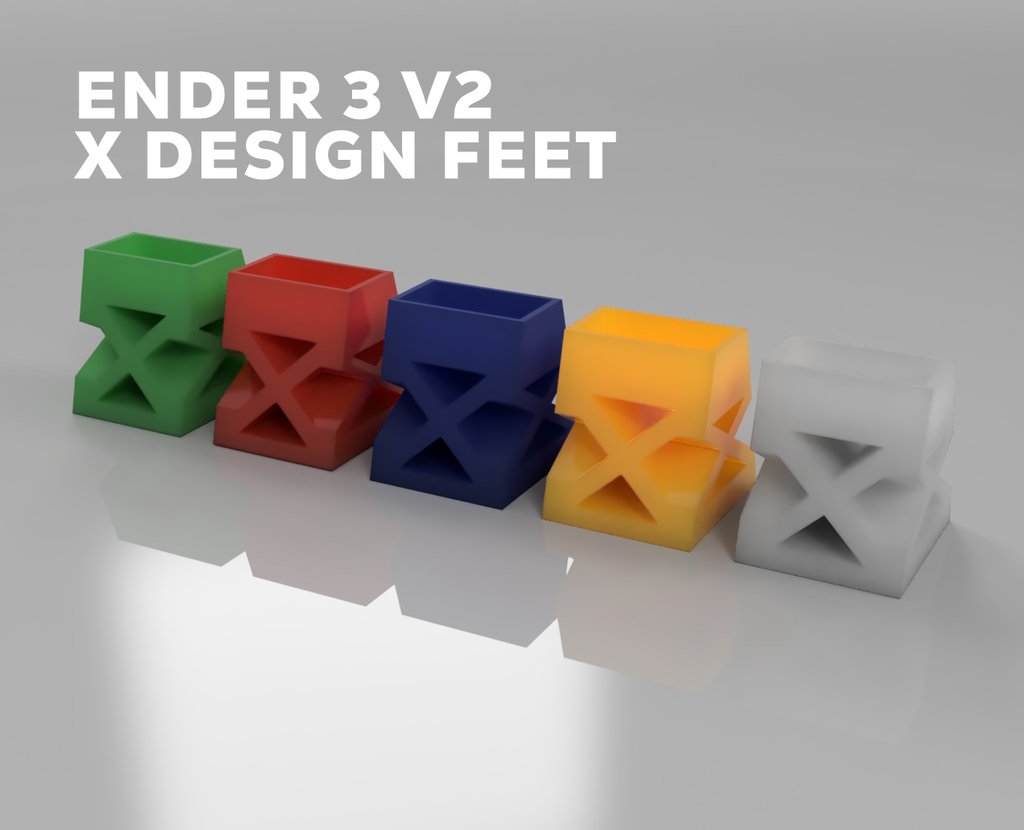 Ender 3 V2 Feet/Leg X DESIGN
