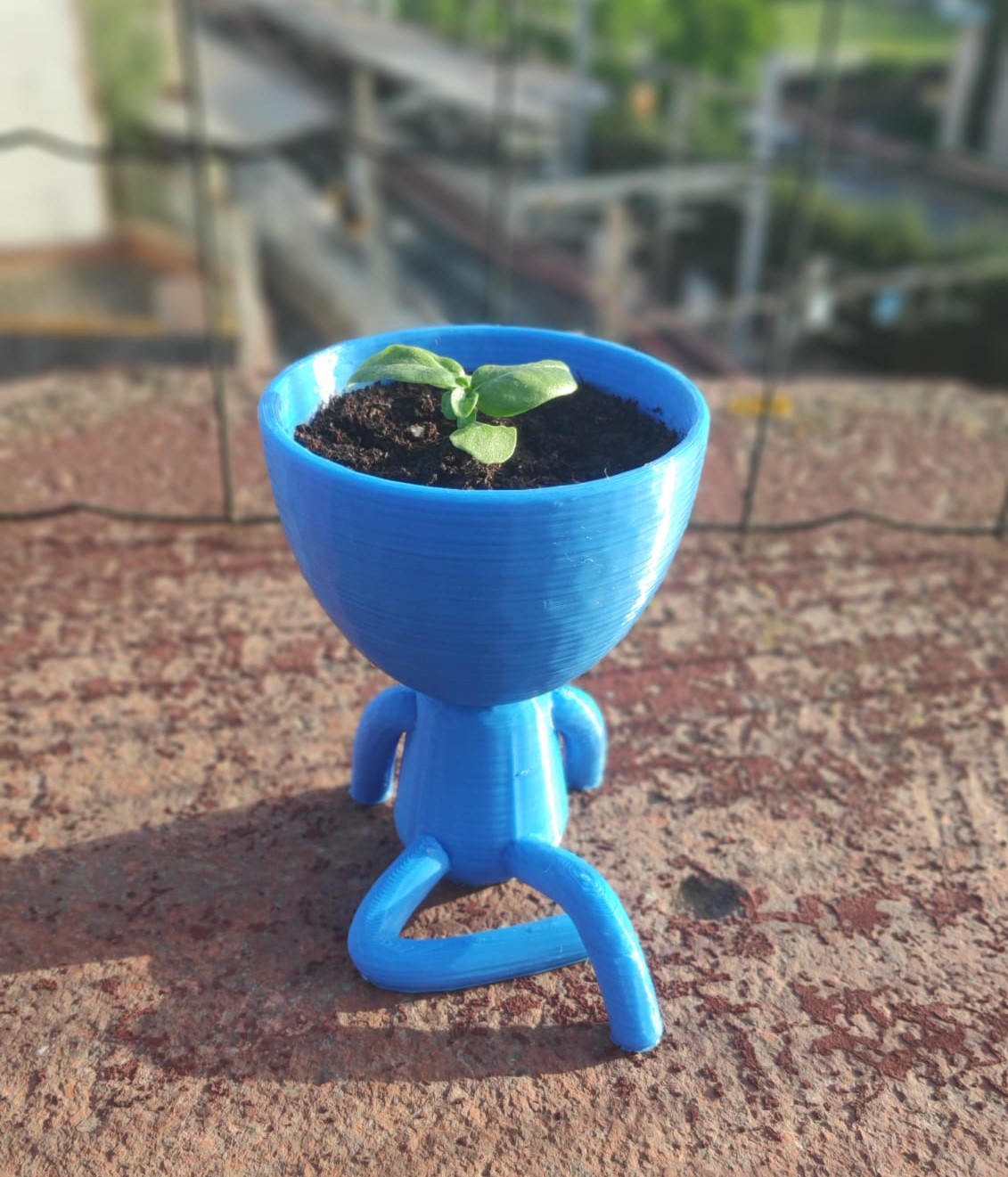 chill guy plant pot with holes