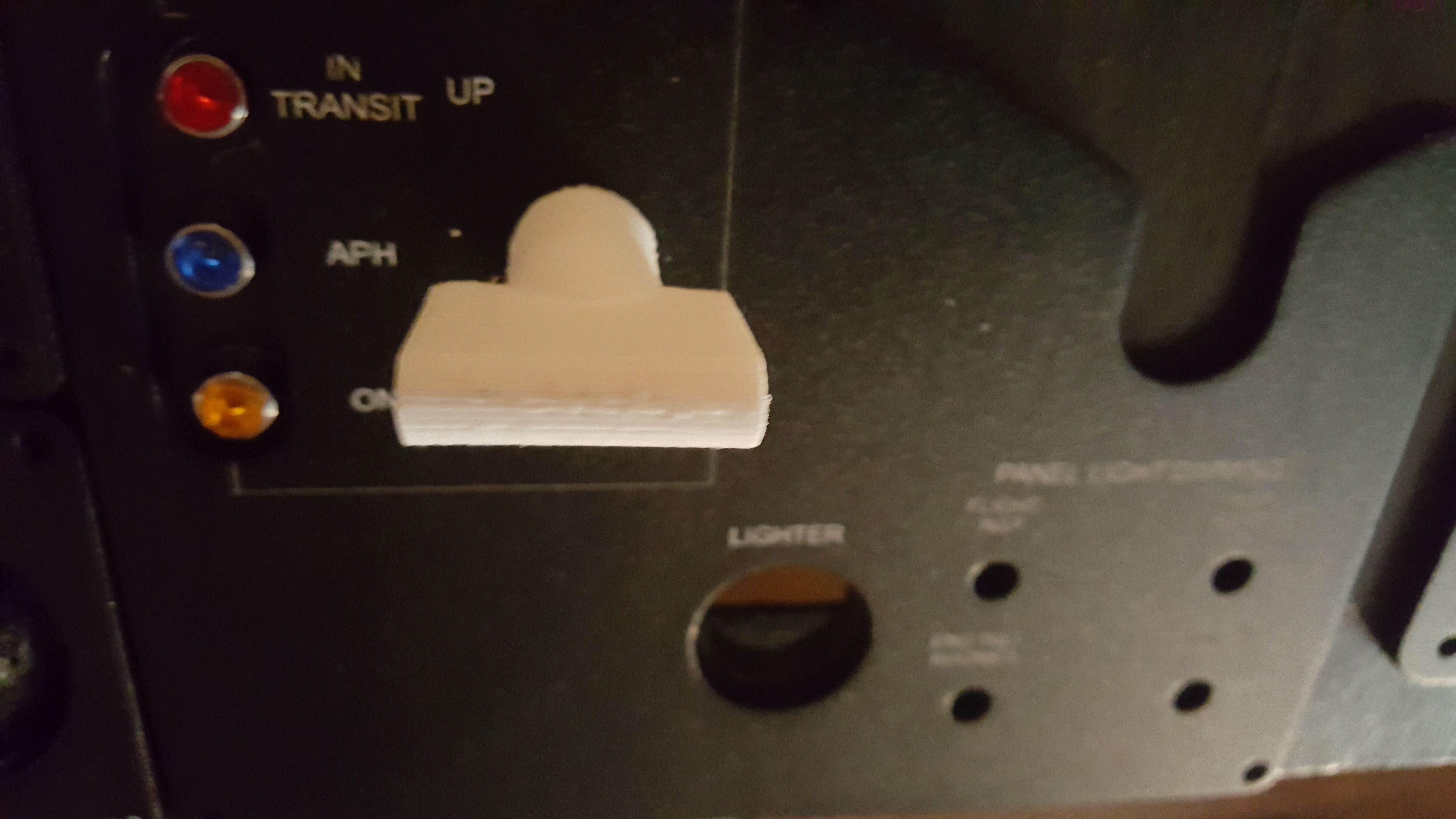 Beechcraft Baron B 58 Flaps switch cap