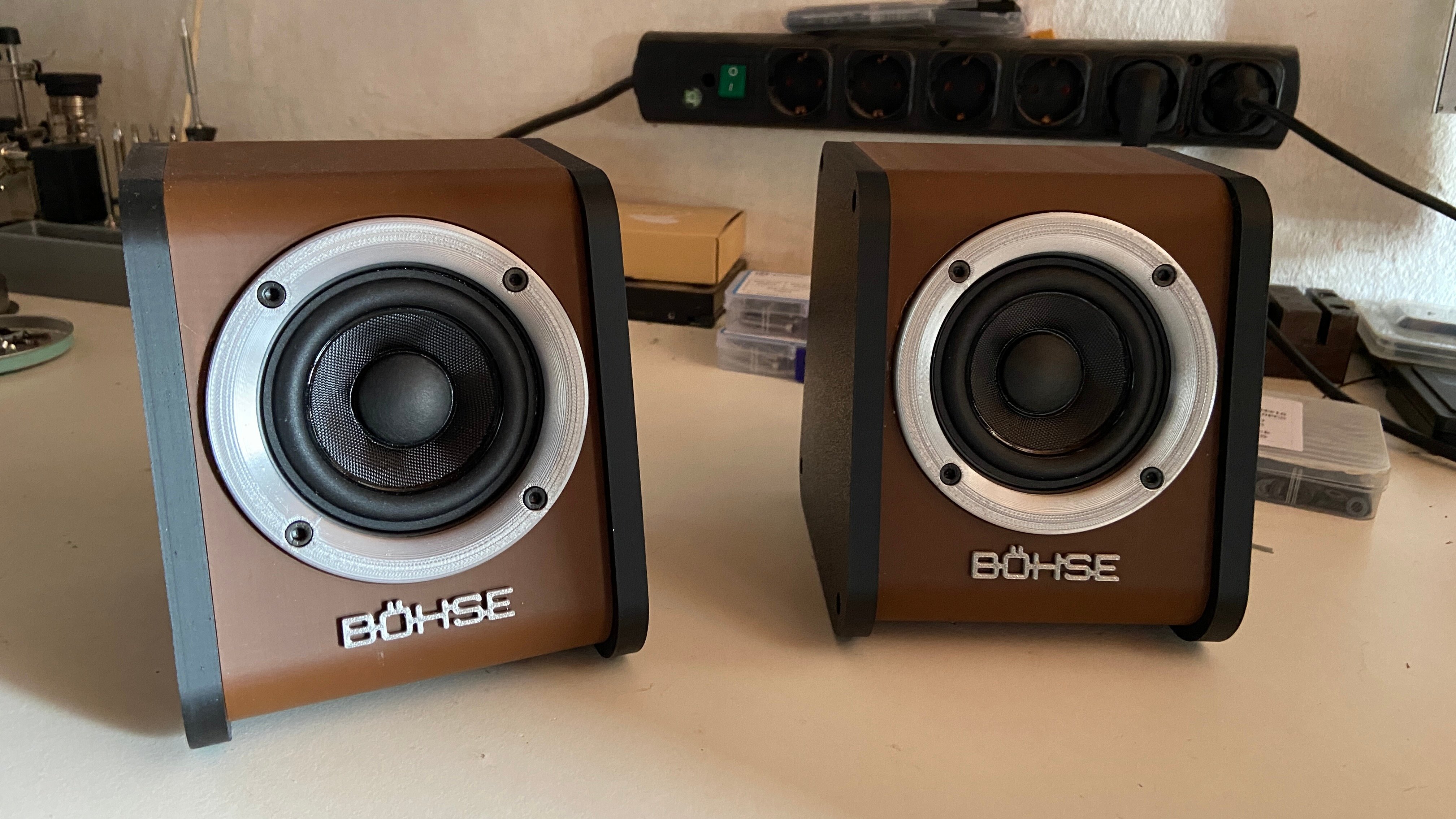 Desktop Speaker Enclosure for Dayton Audio PC-83 3"  for 2.1 System