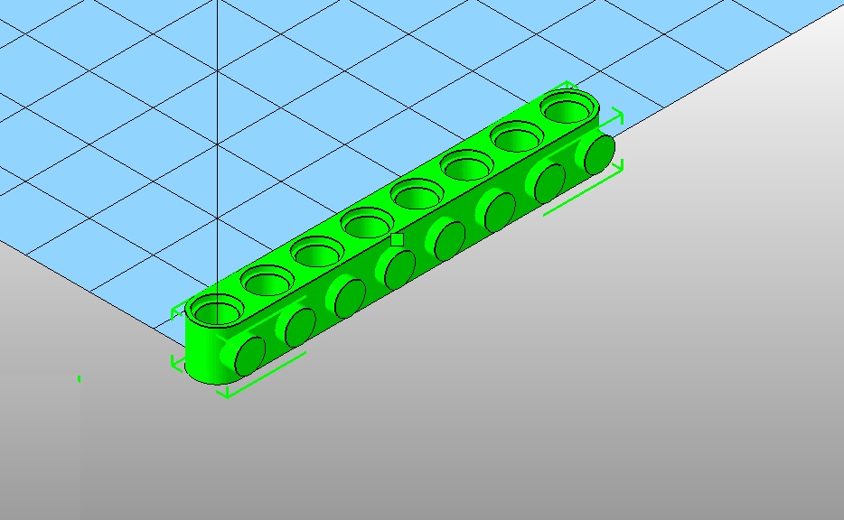 OpenScad Technic Blocks and Specials