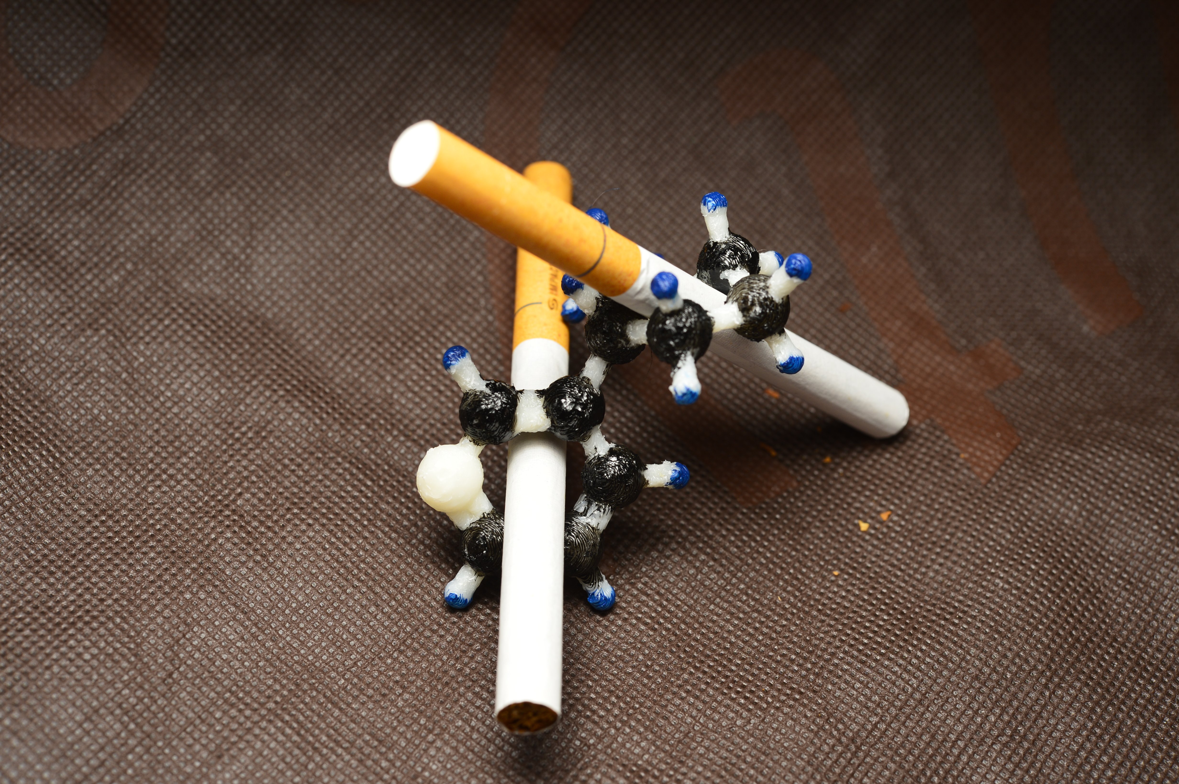 Nicotine - OpenSCAD generated from chemical SDF files