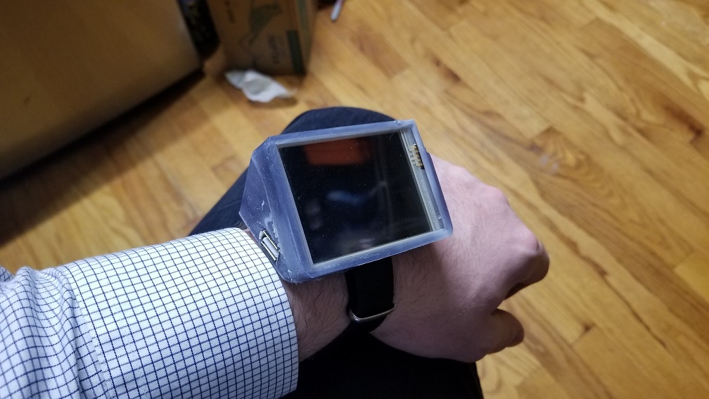 2.8" Raspberry Pi watch