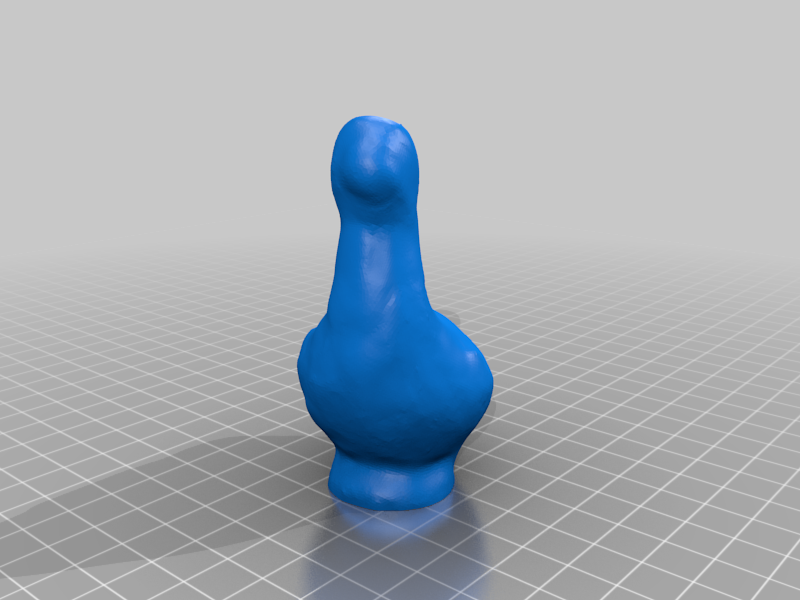 3D Scanned Ceramic Goose