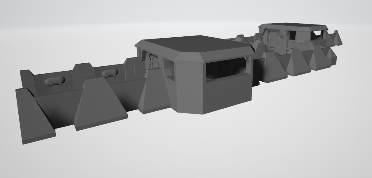 Sci-Fi modular Trench System