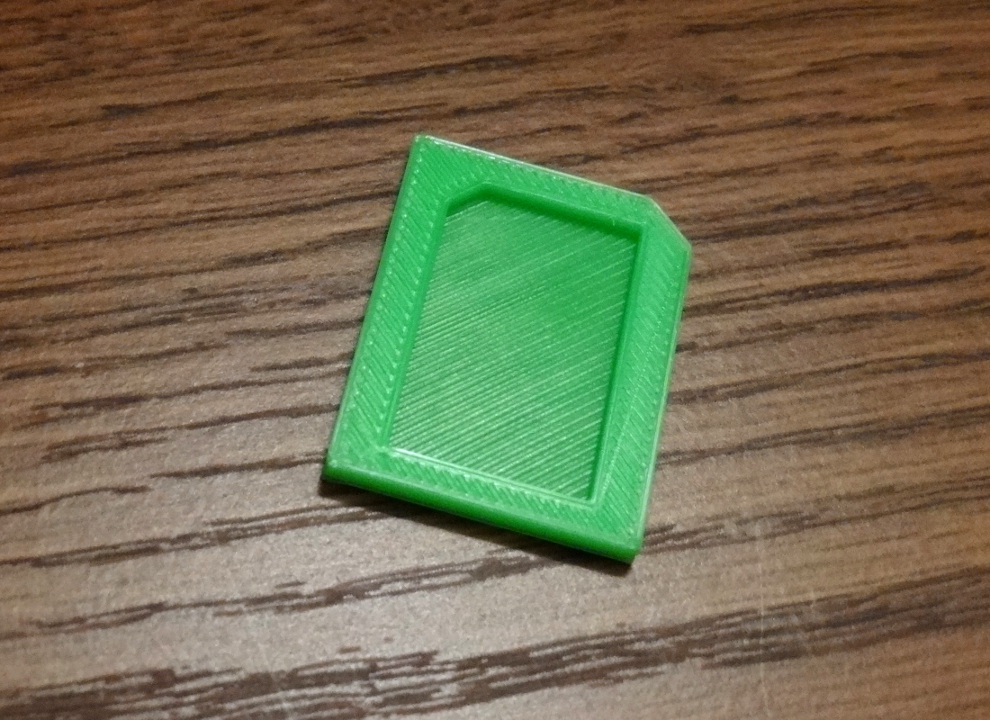 SIM to SD card case adapter