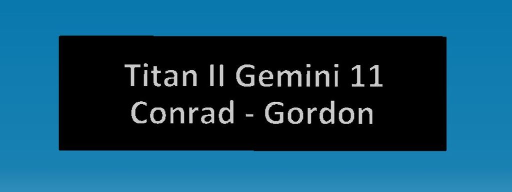 TItan II Gemini 11  information Plate