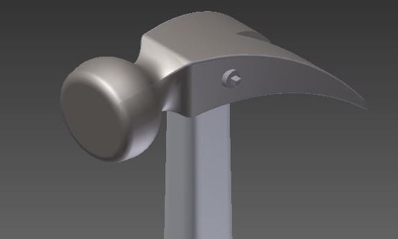 Claw Hammer with flat-head screwdriver and socket wrench