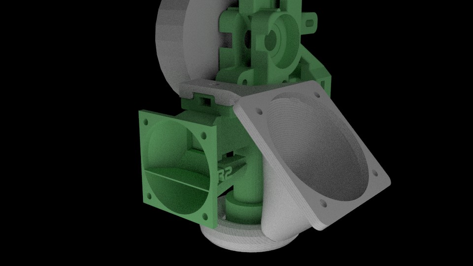 Fan Duct Prusa I3 R2 plug and play