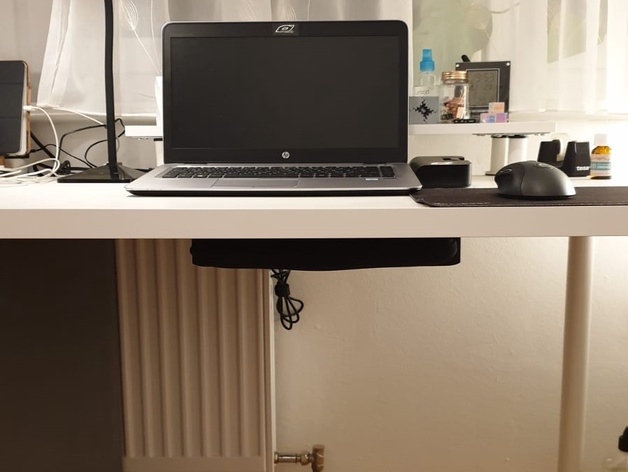 Laptop Under Desk Mount By Sourcec0de Thingiverse