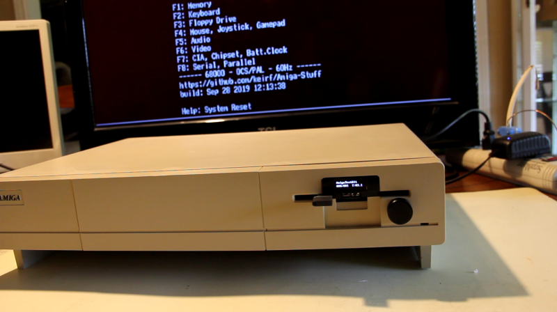 Amiga 1000 and a1010 Gotek mount