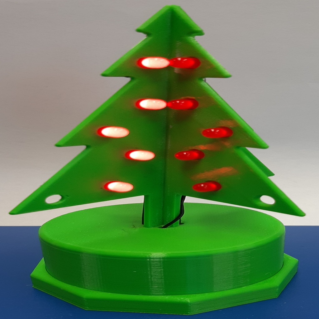 Strom 3D na vánoce