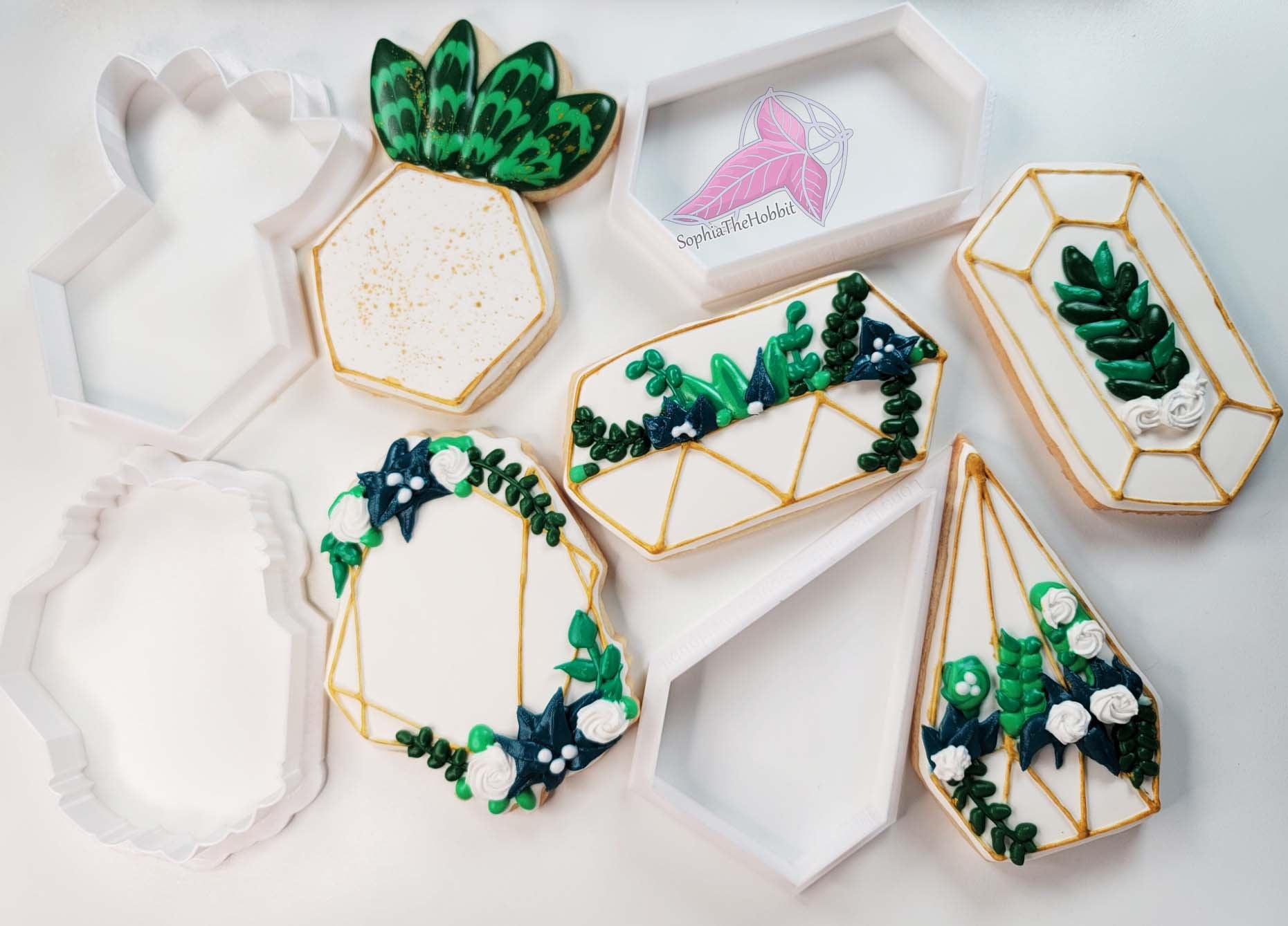 Geometric Cookie Cutters Set