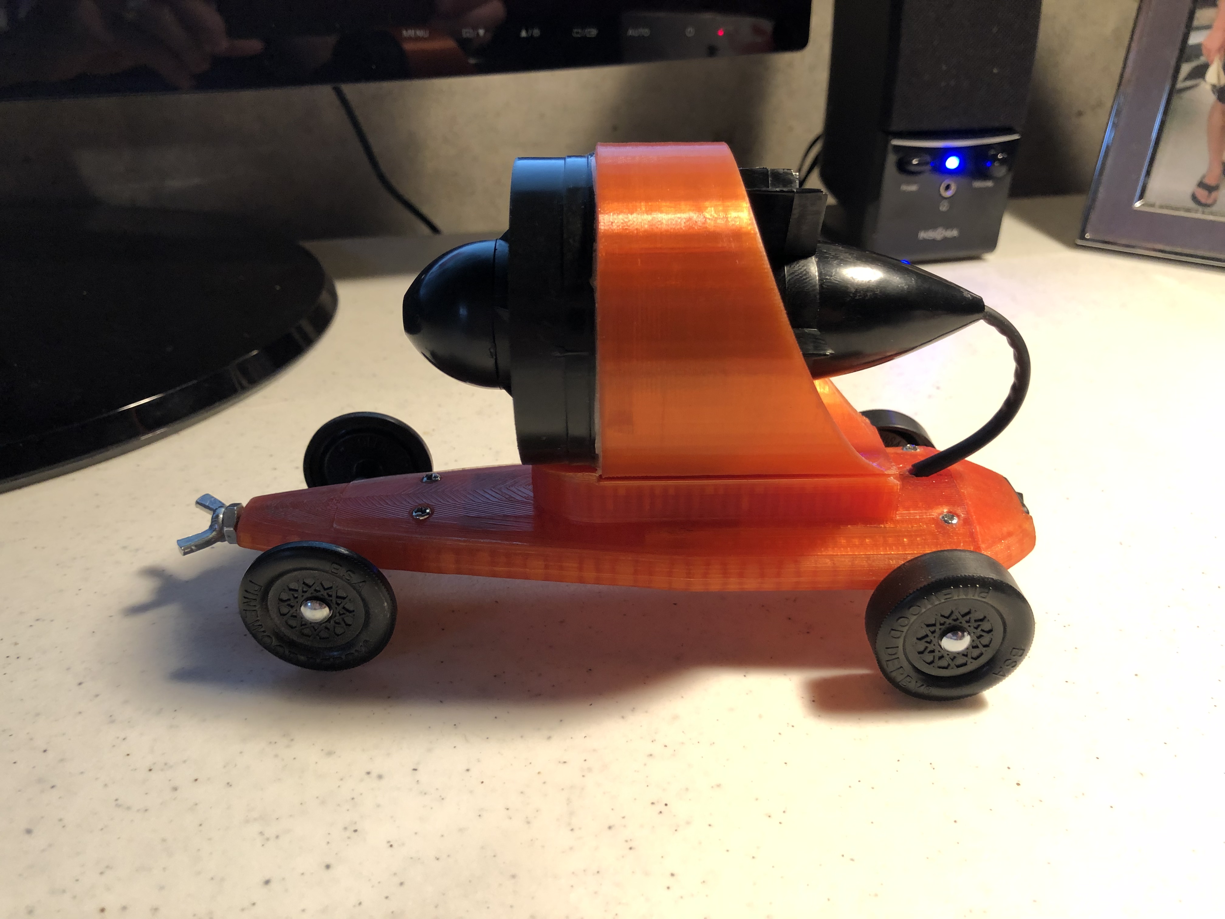 Ducted Fan Pinewood Derby Car