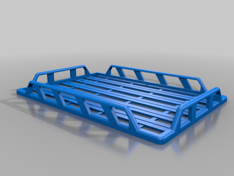 Roof Rack - Tray with 4 Sides 1/10 Scale Model