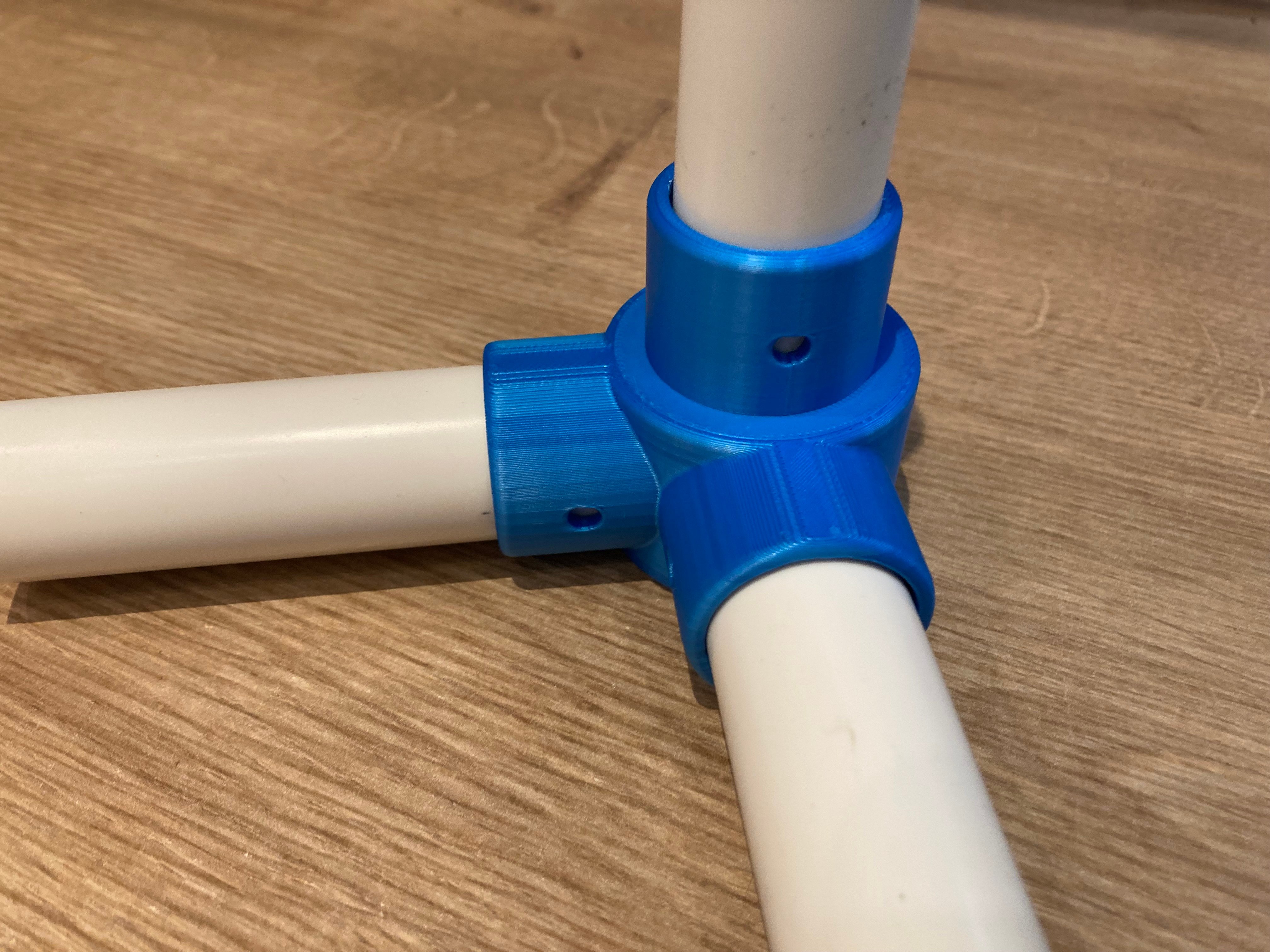 Universal Pipe Connector (Angle, T, Cross, 3D Corner)