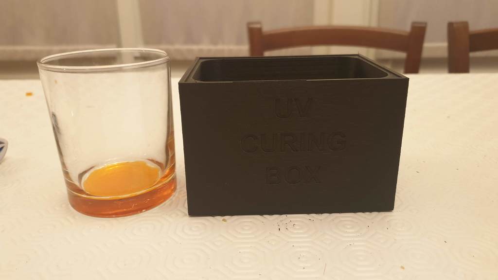 Mini UV curing box