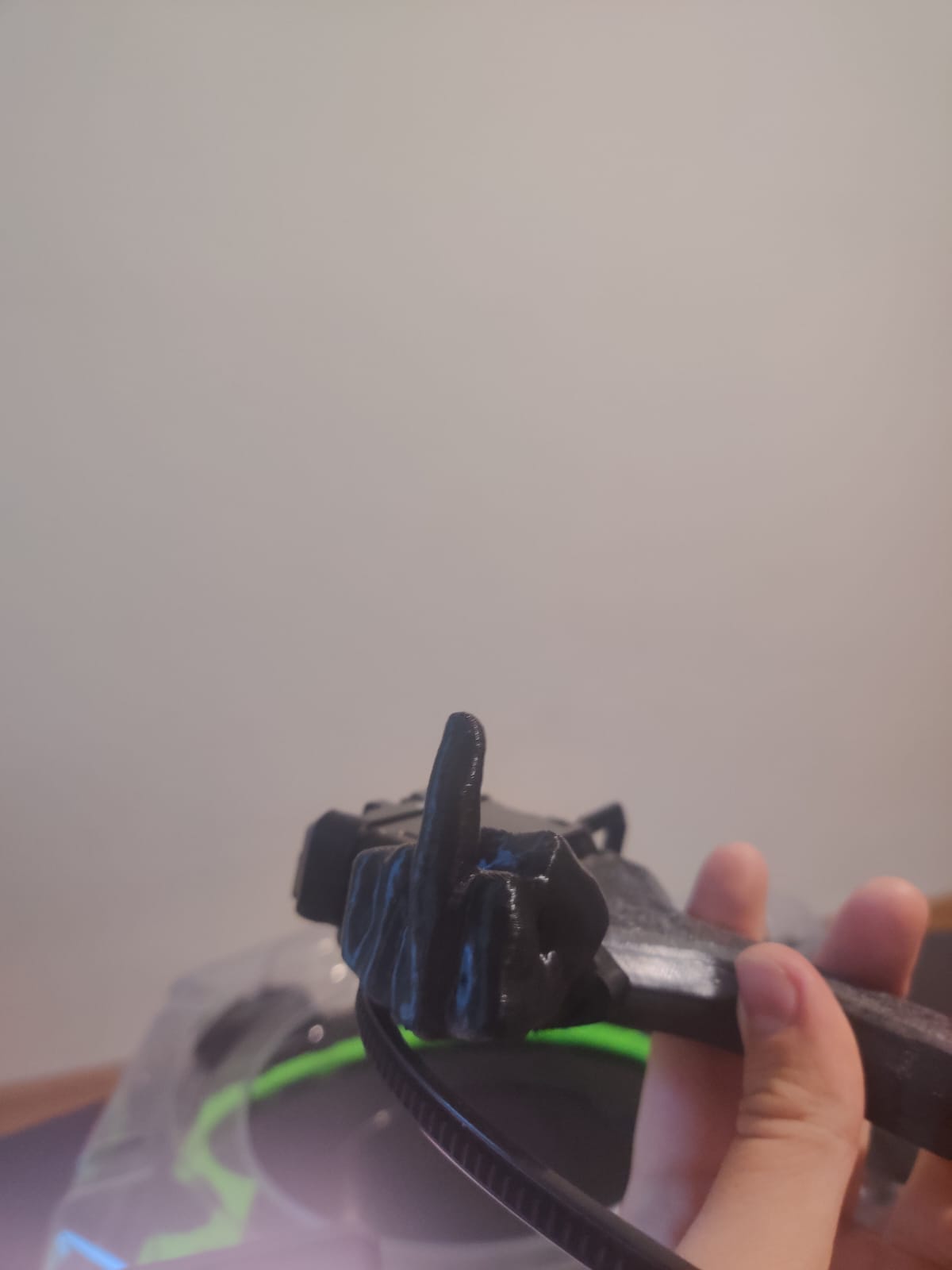 Middlefinger-Tip for Beyblade X Launcher Grip by The_Cluttered_Desk