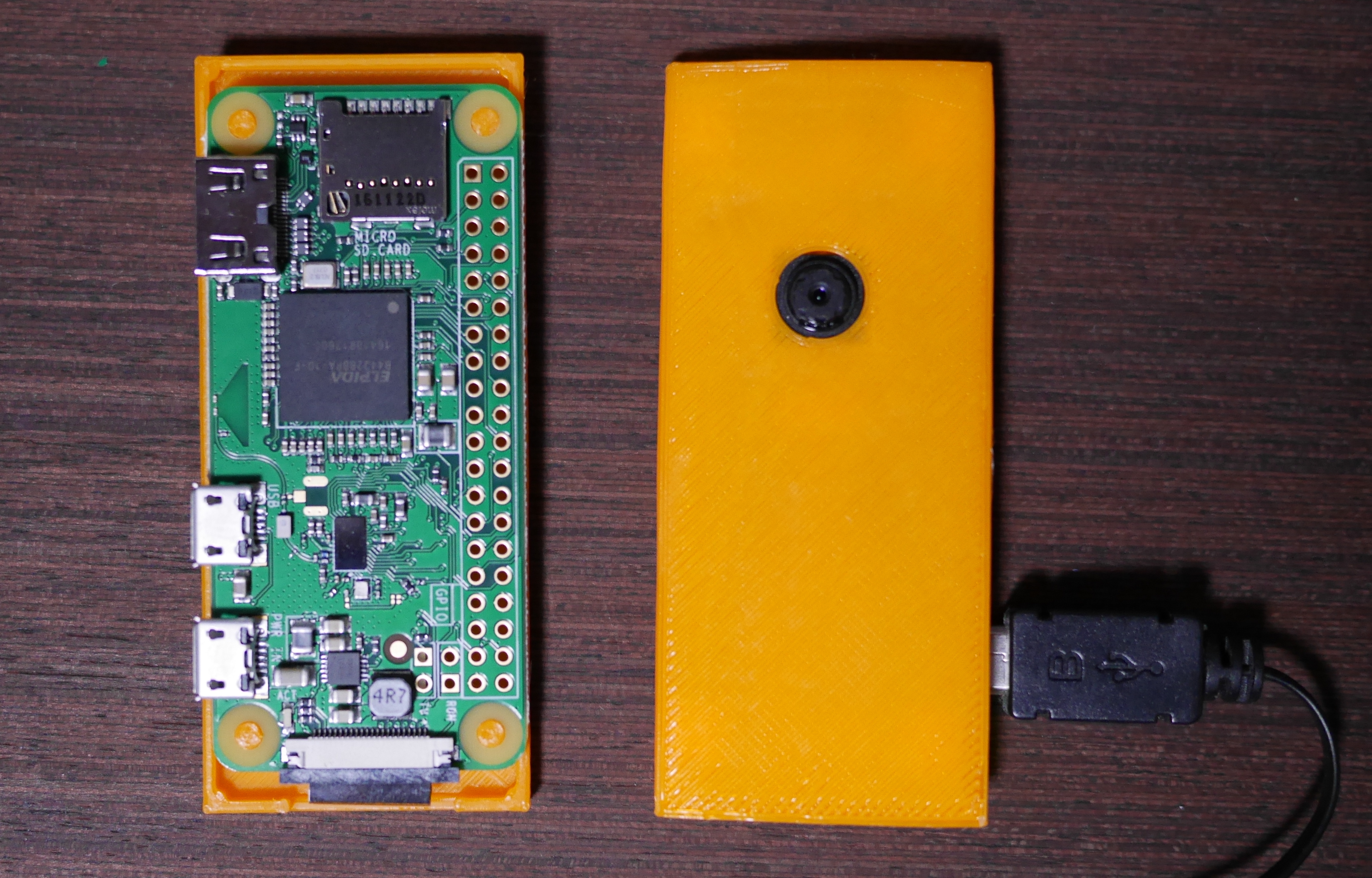case for "raspberry pi zero/zero w" with "Camera Module for Raspberry Pi Zero"