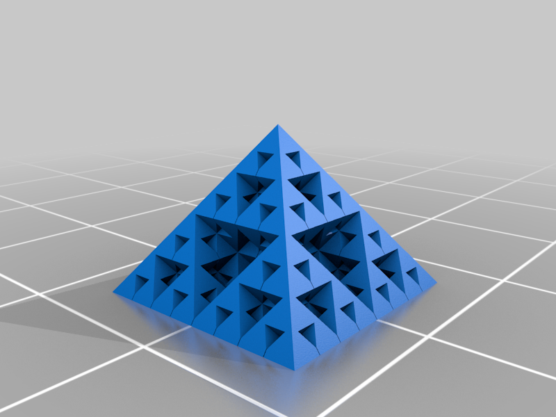 Smaller Sierpinski triangle fractal