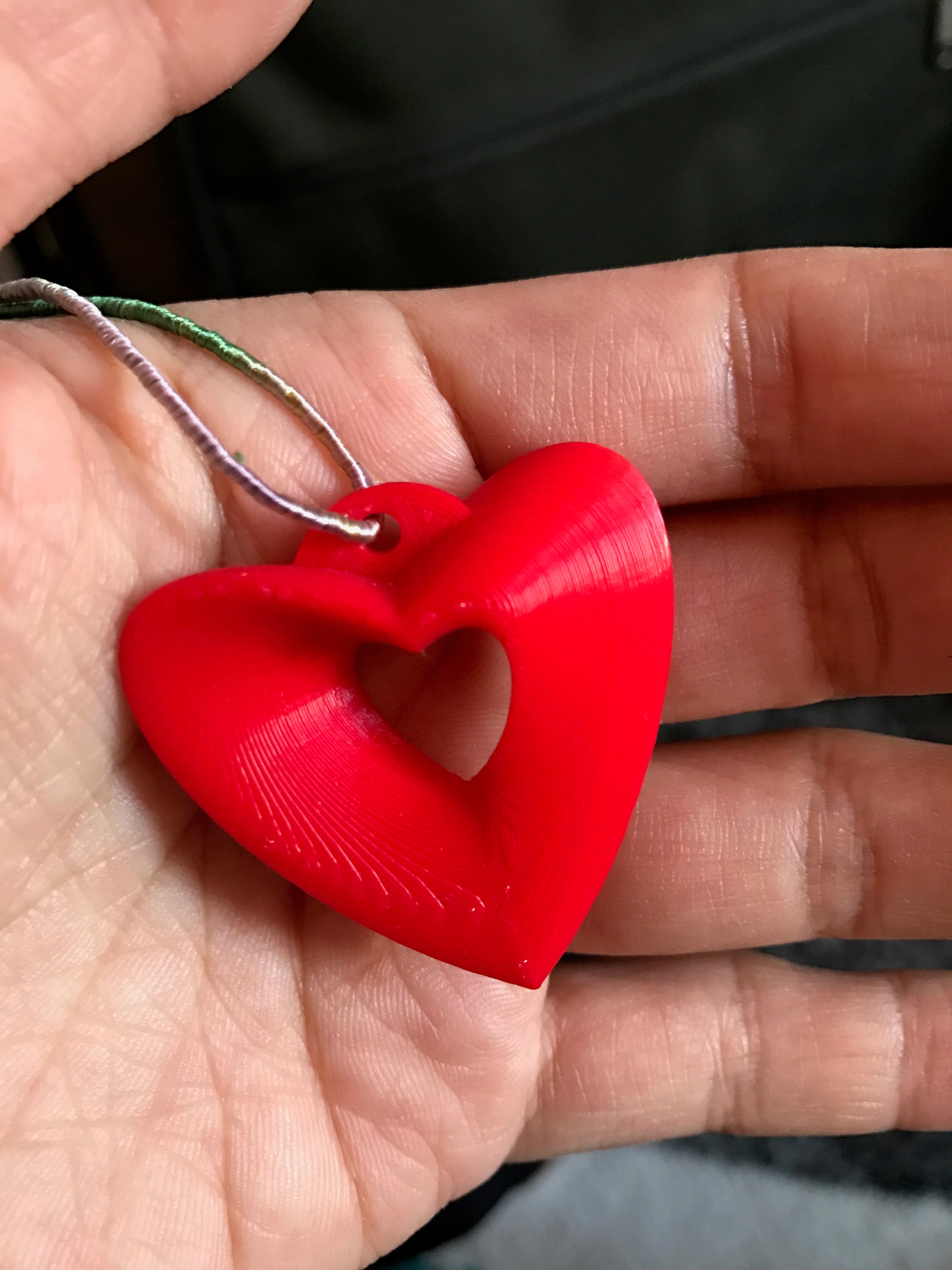Mobius Heart Necklace