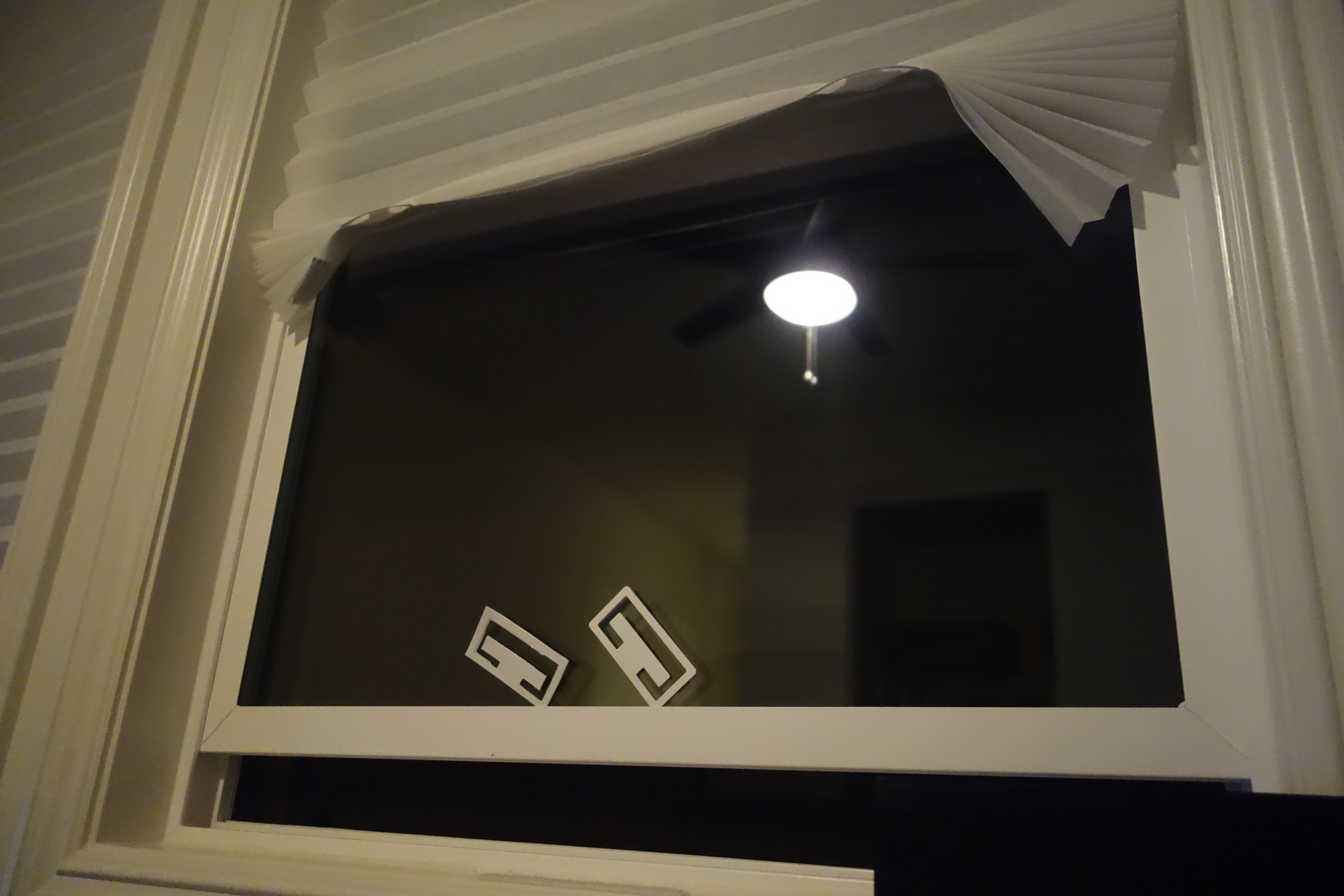 IKEA temporary blind holder