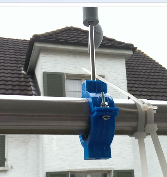 Wind Gauge Handrail Clamp
