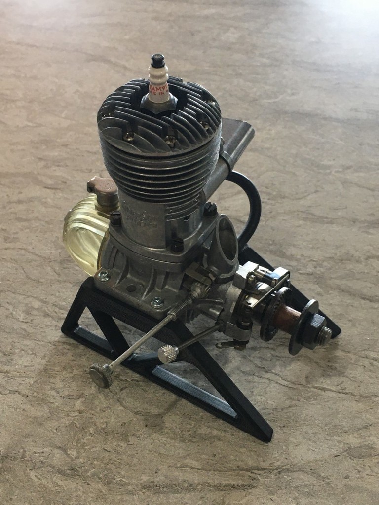 Model Airplane Engine Stand